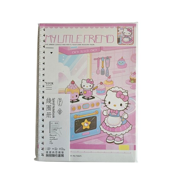 New Sanrio Hello Kitty Spiral Notebook - Picture 1 of 2